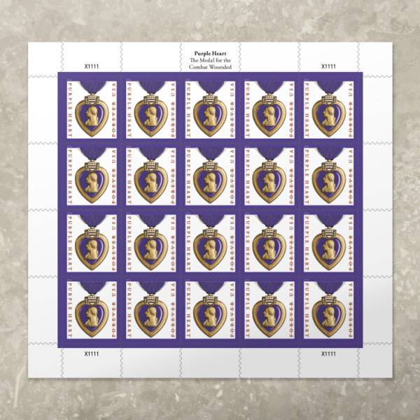 Purple Heart Medal 2019 Forever Stamps