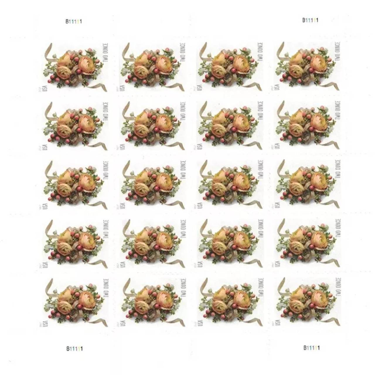 2017 Celebration Corsage Two Ounce Forever First Class Forever Stamps