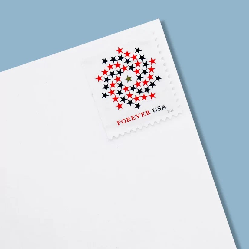 2016 Patriotic Spiral Forever First Class Forever Stamps