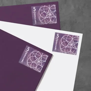 2022 $5 Floral Geometry Forever First Class Postage Stamp