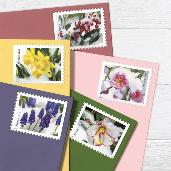 Snowy Beauty Forever Stamps