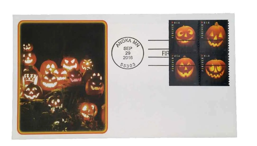 Jack-O -Lanterns Forever Stamps