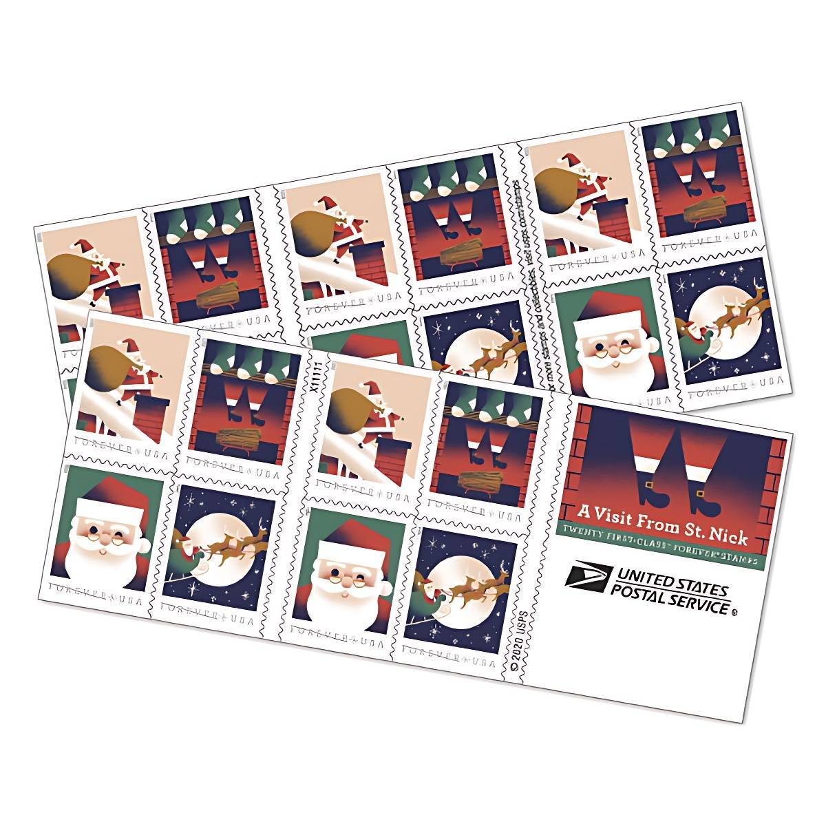 A Visit From St.Nick Forever Stamps