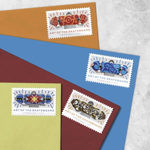 Art of the Skateboard Forever Stamps