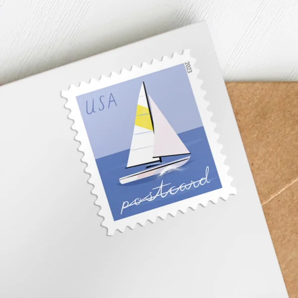 Sailboats Postcard Forever Stamps