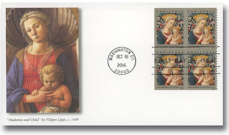 Florentine Madonna And Child Forever Stamps