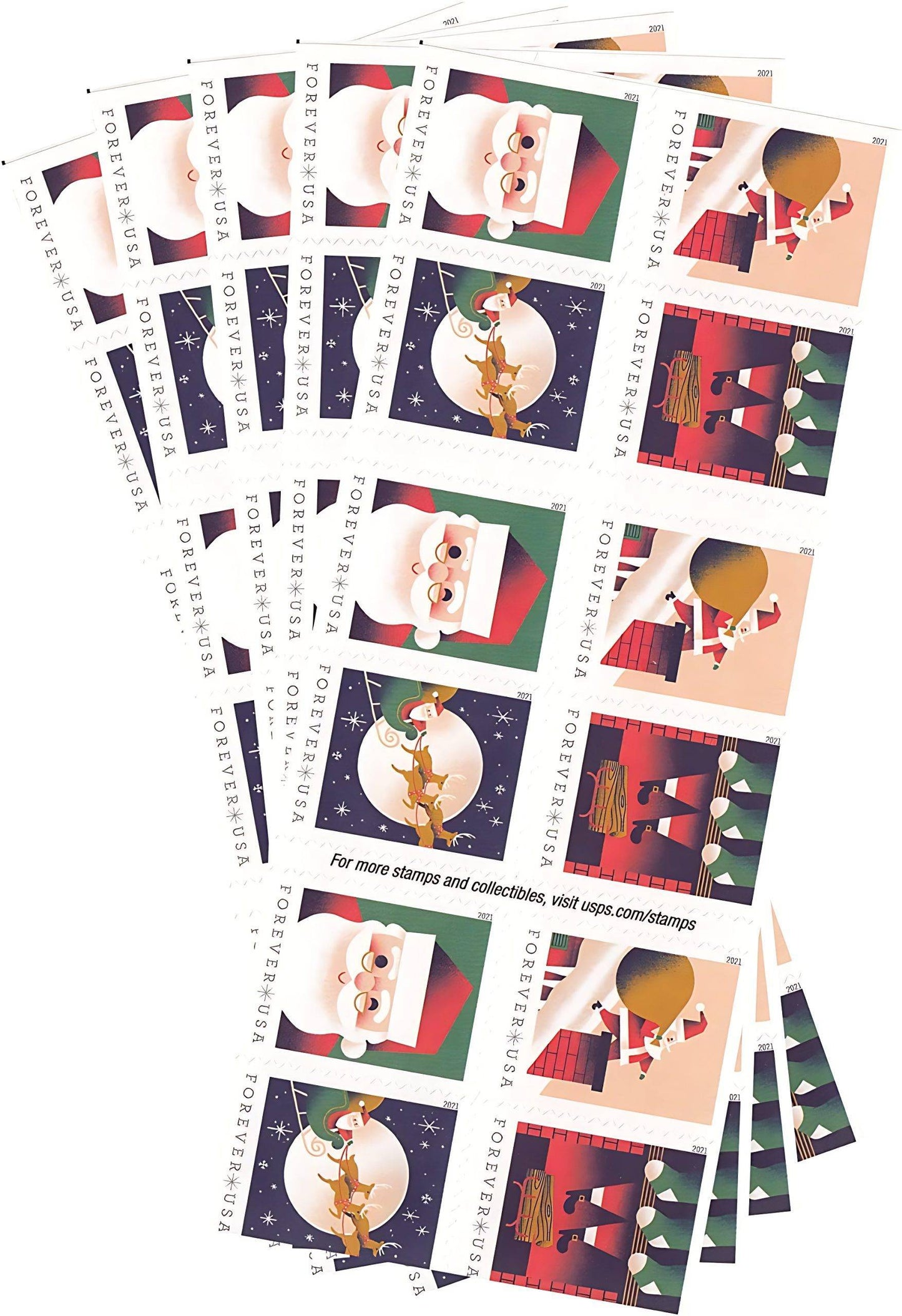 A Visit From St.Nick Forever Stamps
