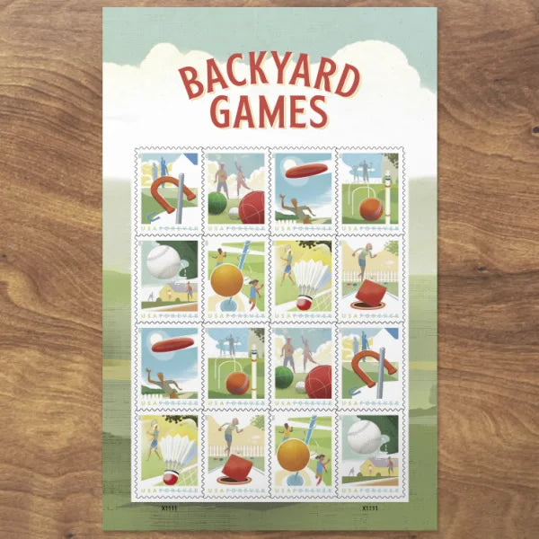 Backyard Games Forever Stamps