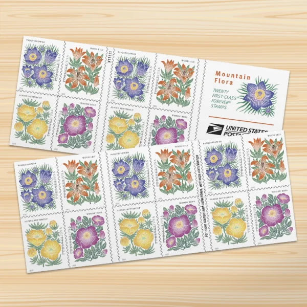 Mountain Flora Forever Stamps