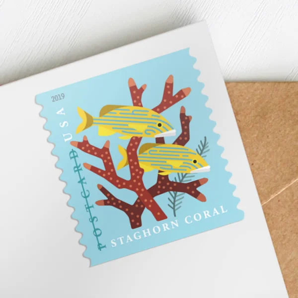 Coral Reefs Postcard Forever Stamps