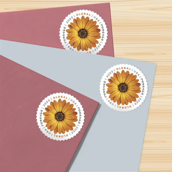 Global: African Daisy Forever Stamps