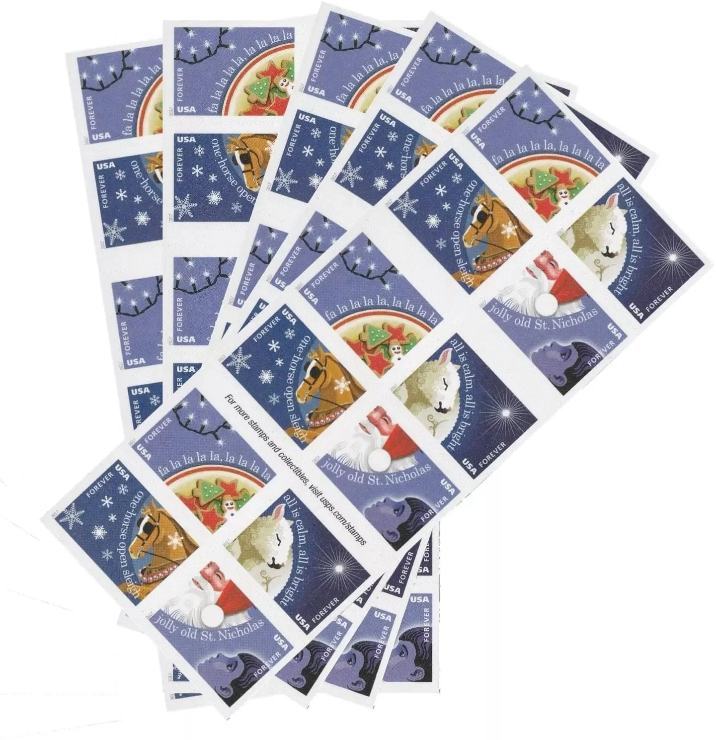 Christmas Carols Forever Stamps
