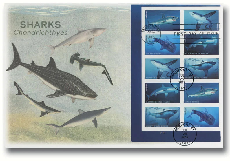 SHARKS 2017 Forever Stamps