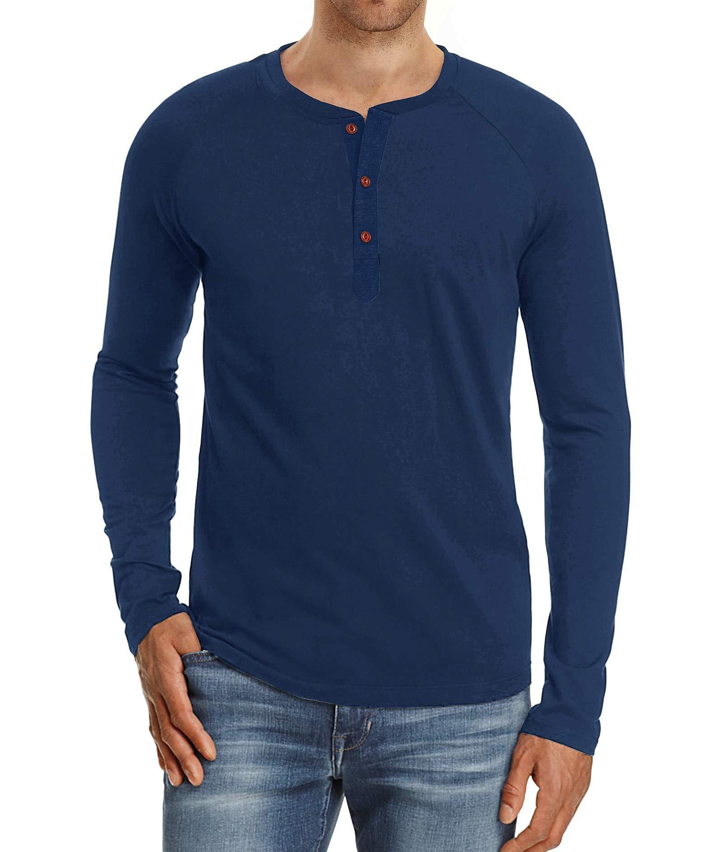 2021 new autumn and winter men's long-sleeved shirts pullovers men's bottoming shirts men's clothes