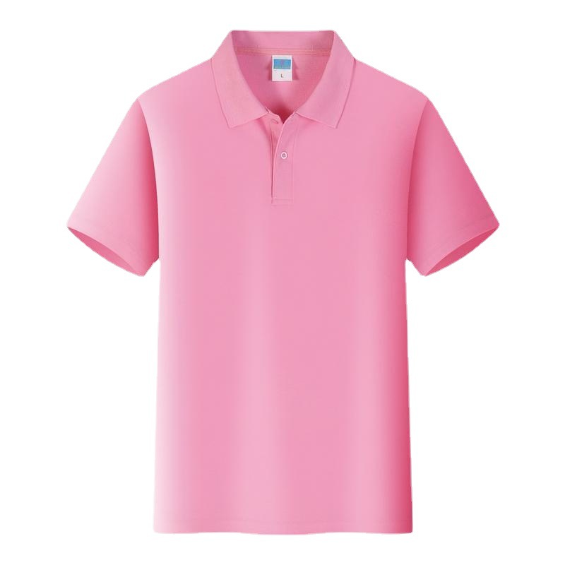 Mens Business Casual Tops Turndown Collar Short Sleeve Cotton Polo Shirt