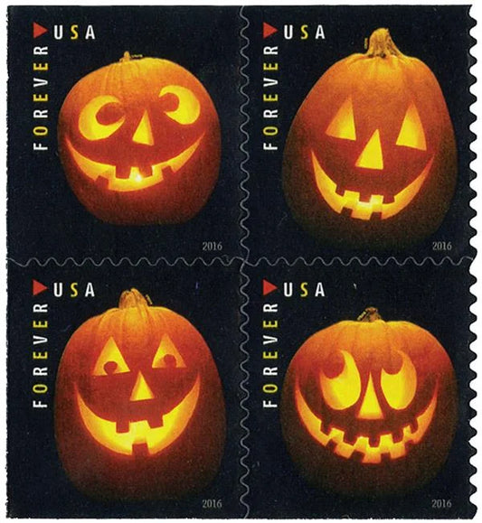 Jack-O -Lanterns Forever Stamps