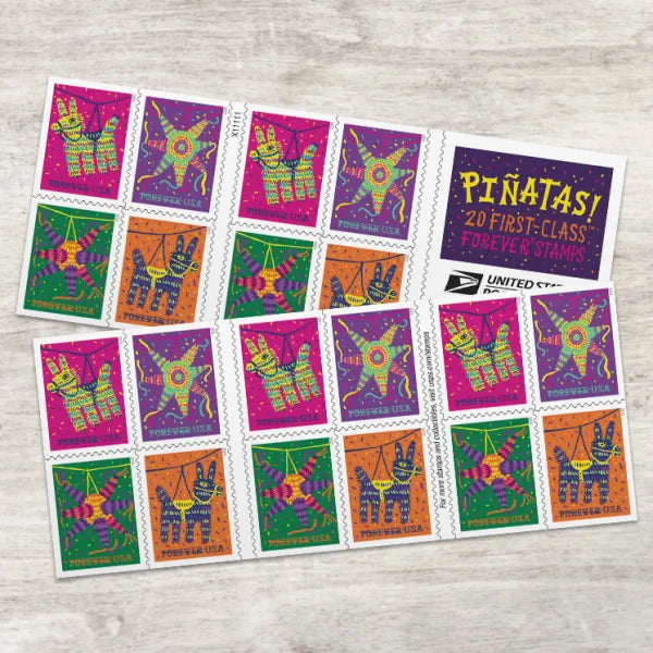Pi?atas! Forever Stamps