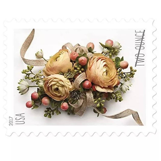 2017 Celebration Corsage Two Ounce Forever First Class Forever Stamps