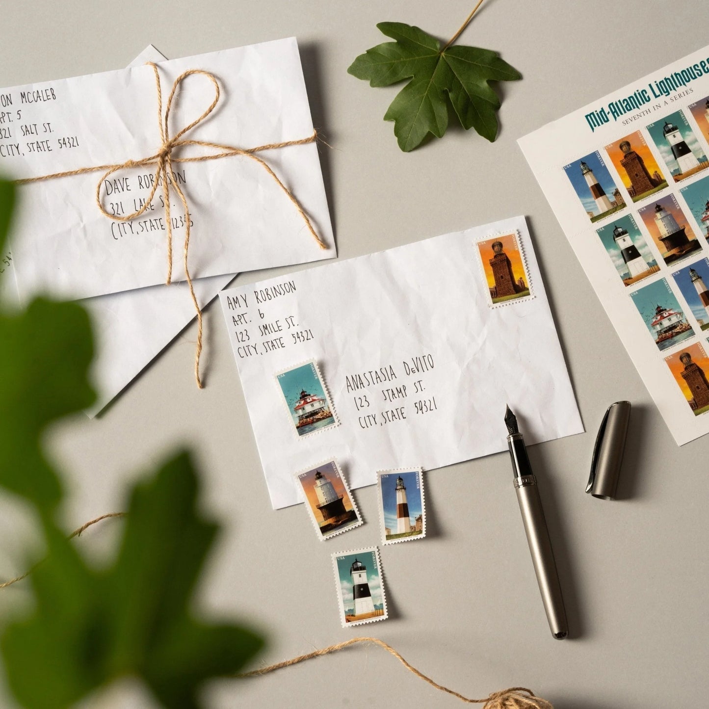 Mid Atlantic Lighthouses Forever Stamps